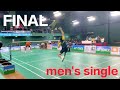 Final ms  all india senior national ranking badminton tournament  aryamann vs lokesh