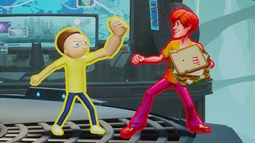 MultiVersus - Shaggy and Morty (Rick and Morty) Unique Interactions HD