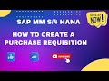 Create purchase requisitionpr in sap mm s4 hana