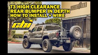 My Tacoma Gets A Cbi Offroad Dual Swing out High Clearance Bumper | How to install in depth + Wiring screenshot 4