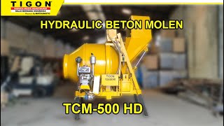 CARA PENGOPERASIAN MESIN MOLEN MIXER || TCM-500 HD HYDRAULIC BETON MOLEN
