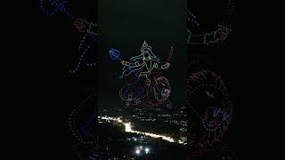 Happy Navratri | Durga Drone Show | BotLab Dynamics | #Throwback Mysuru Drone Show