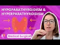 Hypoparathyroidism and Hyperparathryoidism - Medical-Surgical (2020 Update) - Endocrine