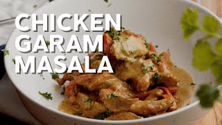 1-Min Recipe • Chicken garam masala • Quick and keto!