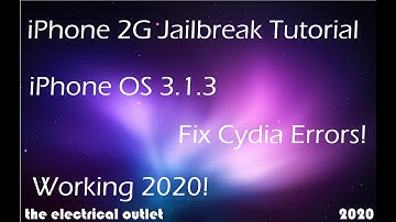 (OUT OF DATE - Read Desc.) How to Jailbreak the iPhone 2G and Fix Cydia!