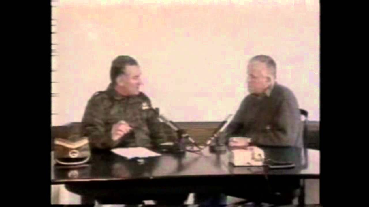 General Ratko Mladić o demilitarizaciji Srebrenice 1993 - YouTube