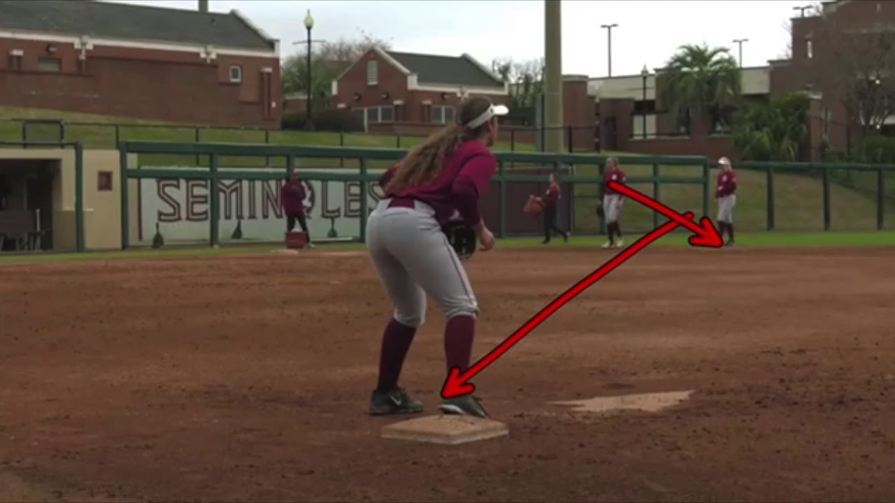 Softball 1st Baseman Tips Softball Infield Tips Youtube