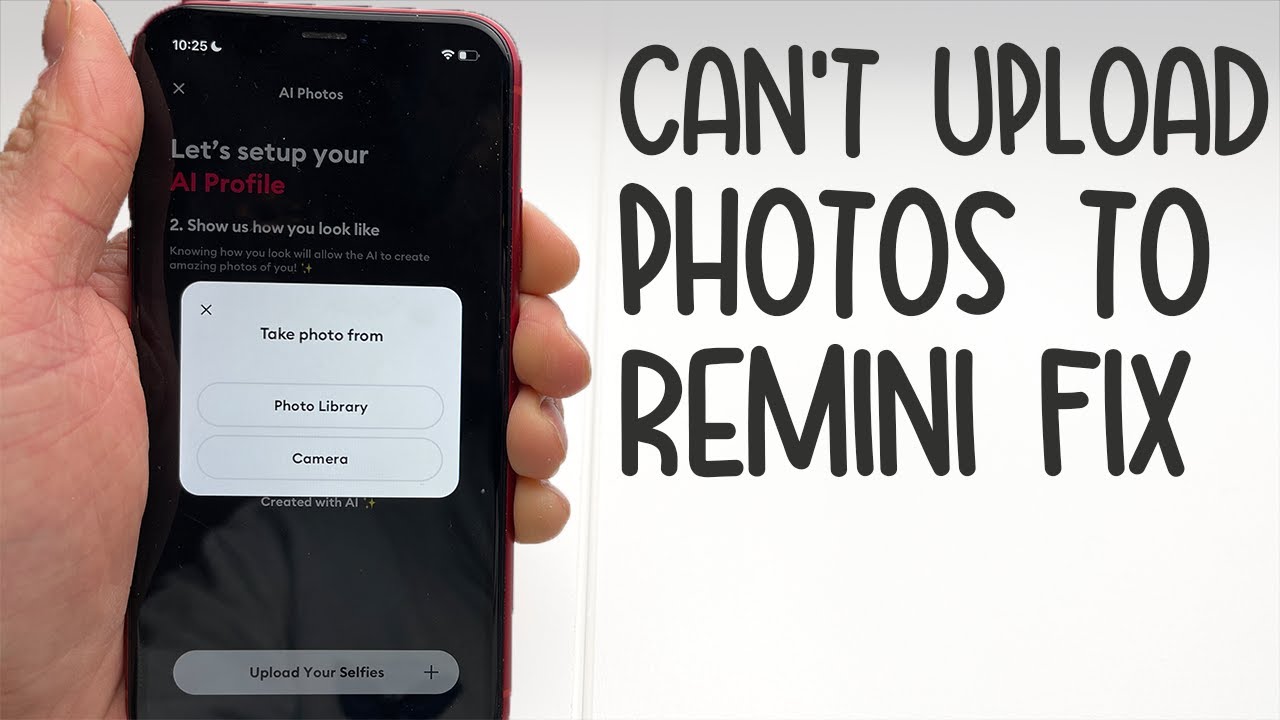 How To Fix Can't Upload Photos To Remini App - YouTube
