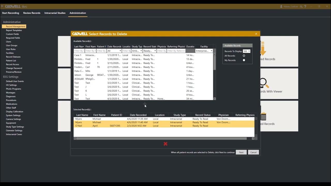 Arc Administration Delete Records Arc 2.2 YouTube