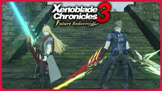 Rex and Shulk vs Glimmer and Nikol Fight - Xenoblade Chronicles 3: Future Redeemed