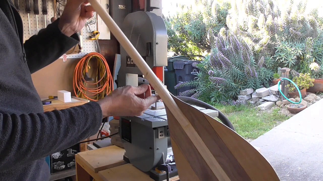 making outrigger canoe paddles - part 2 - youtube