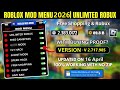 Roblox mod menu 2.717.985 Free robux and shopping | Fly, Speed &amp; Unlimited Robux (2026)