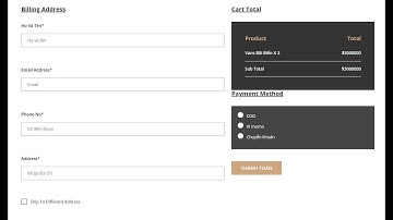 Lập trình đơn hàng - Dự án 1 - Dự án mẫu - Lập trình php - Lập trình web