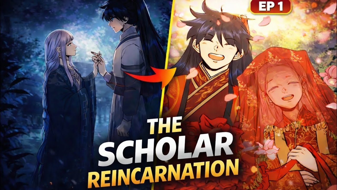 The Scholar Reincarnation Manhwa Explained in Hindi | Episode 1-2 | OP MC Reincarnation