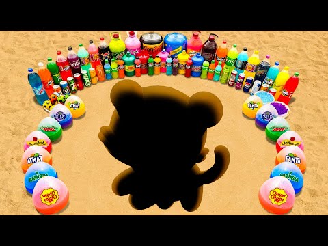 How to Make a Giant Tiger with Orbeez, Coca Cola, Fanta, Mirinda vs Mentos & Popular Sodas