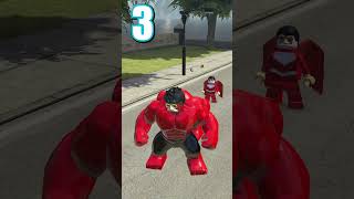 Which LEGO Marvel Game has the BEST Red HULK? Resimi