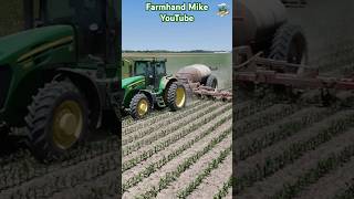 Side Dressing Corn | Feeding Nitrogen to the Corn #farmhandmike