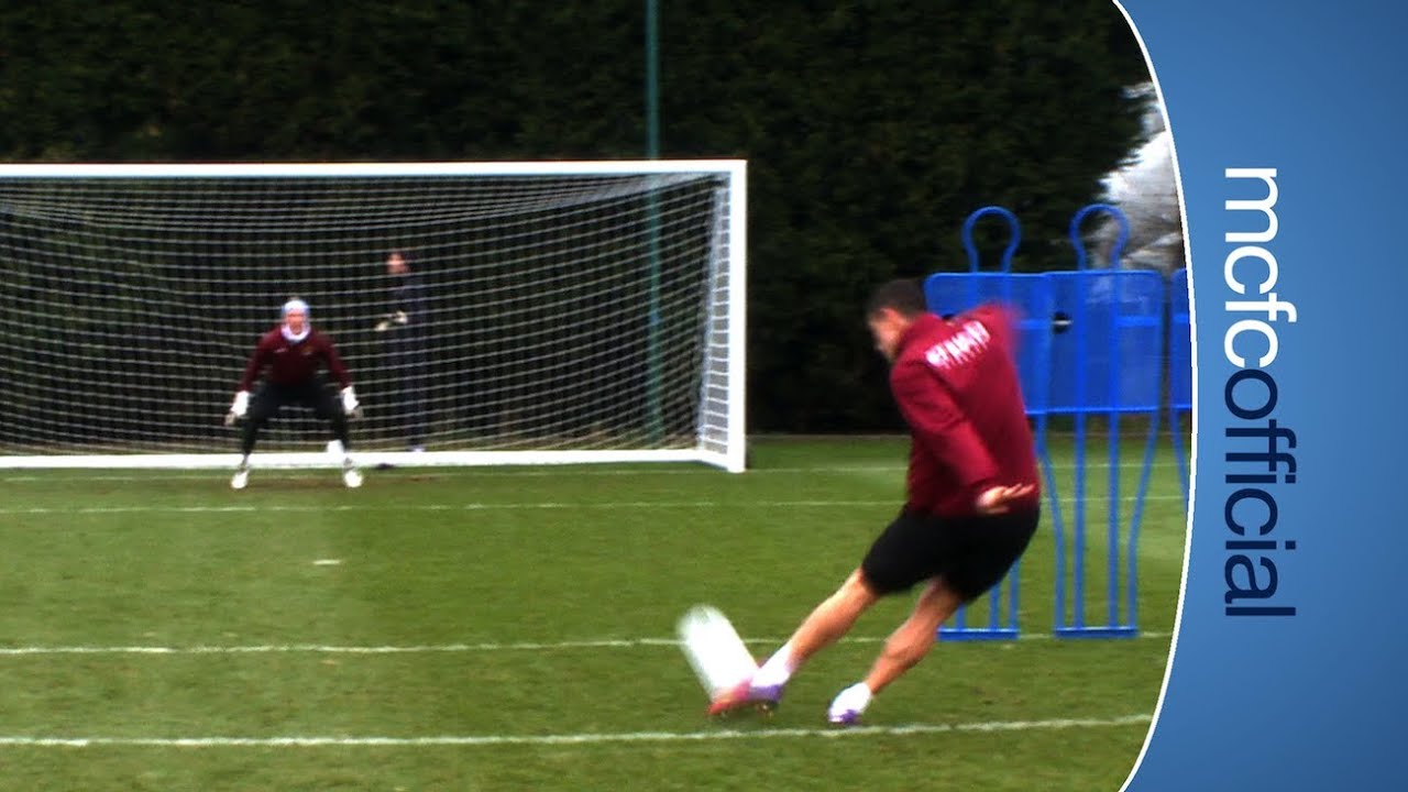 Free kick's with Kolarov, Milner and Sinclair | INSIDE CITY 66