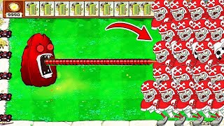 1 Cactus Tall Nut Vs 999 Football Zombies Vs All Zombies Pvz