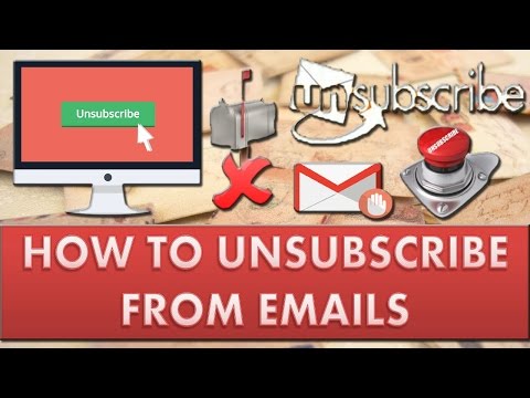 How to unsubscribe emails? Two methods