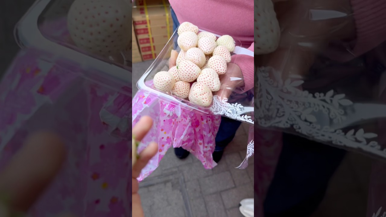 Japan has the best strawberries!