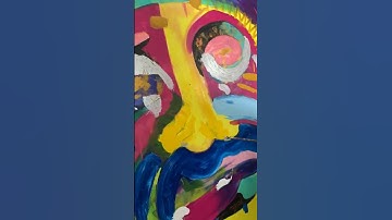 Face the art process. A collaboration in process. #artist #painting #contemporaryart #collaboration