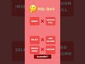 SQL Quiz: Can These Run Together? 💥