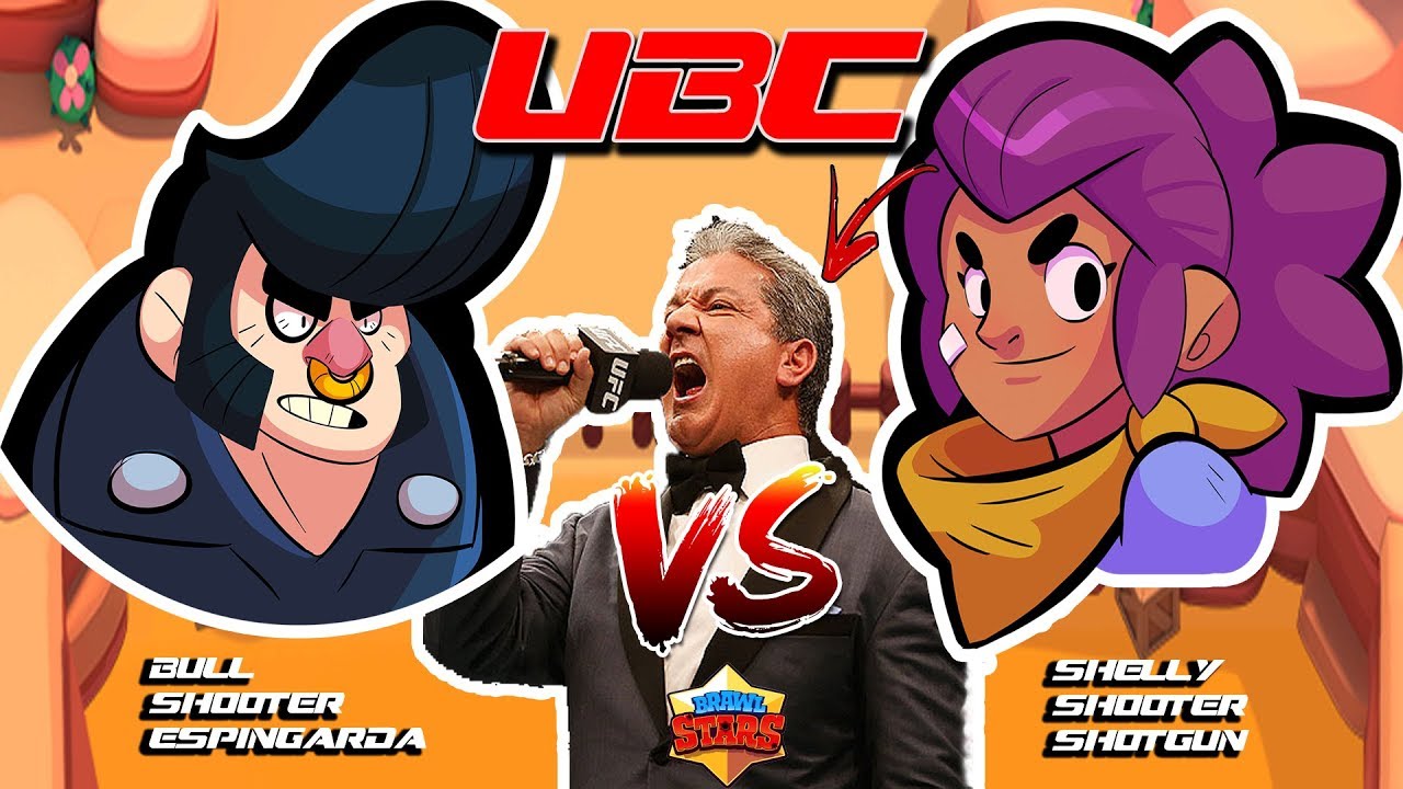 UFC DE BRAWL STARS - BULL VS SHELLY - YouTube