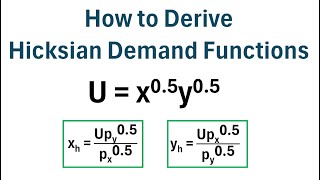 How to Derive Hicksian Demand Functions