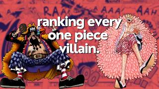 ranking every one piece villain