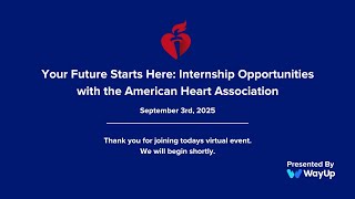 Your Future Starts Here: Internship Opportunities with the American Heart Association