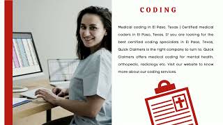 Medical Billing and Coding in El Paso, Texas   Quick Claimers