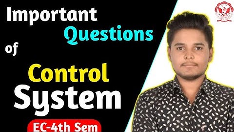 Control System important Question || important question of control system || Rgpv EC-4th Semester