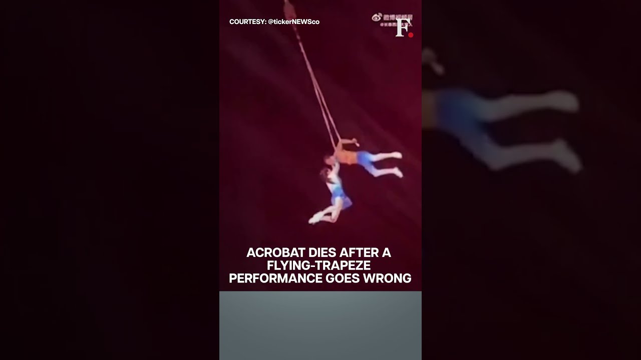 Caught On Cam Chinese Acrobat Falls To Her Death During Performance