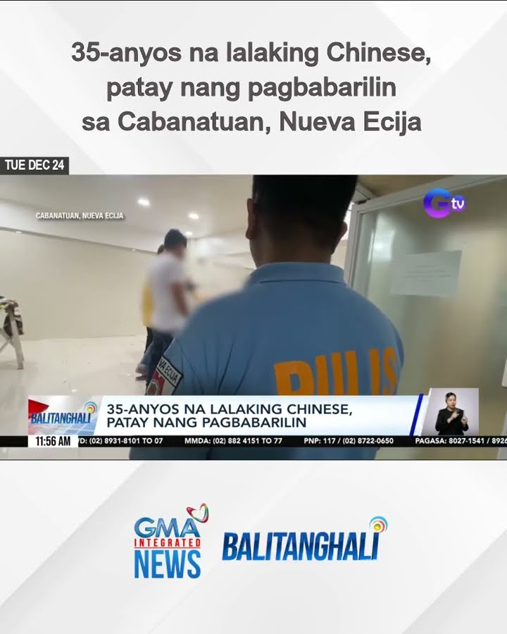 35-anyos na lalaking Chinese, patay nang pagbabarilin | Balitanghali