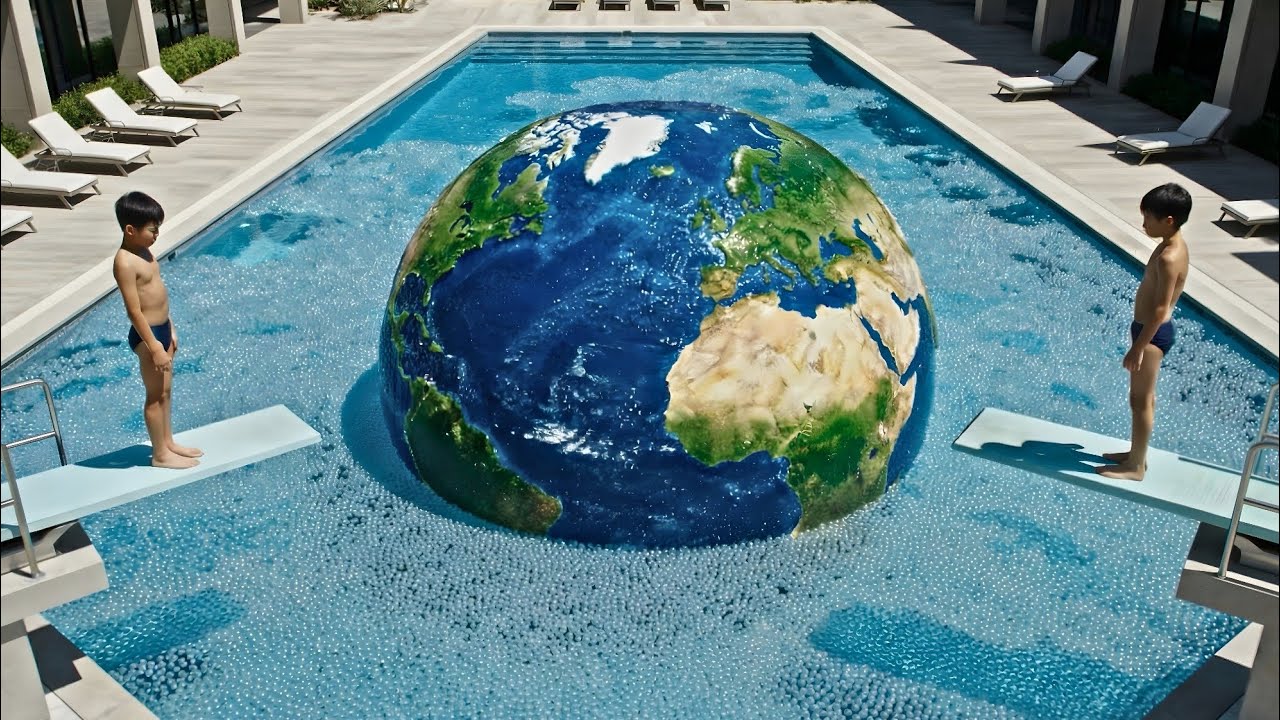 Which: Impossible Swimming Pool🥽 Ai ASMR Relaxing 