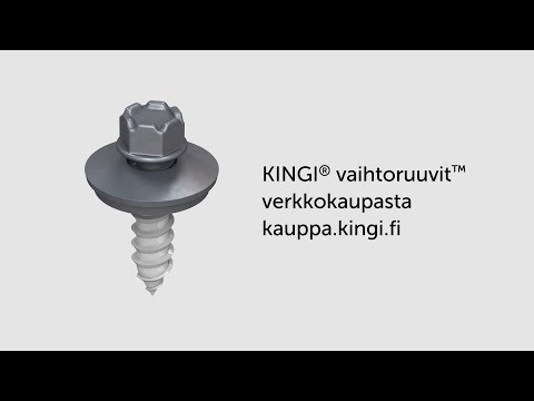 Video: Mikä on kattoruuvin koko