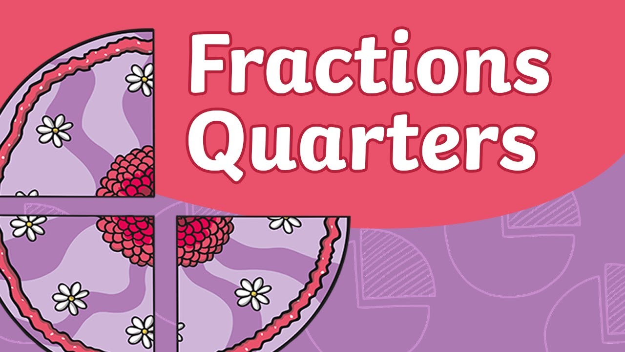 Ks1 Maths - Introduction To Fractions: Finding A Quarter