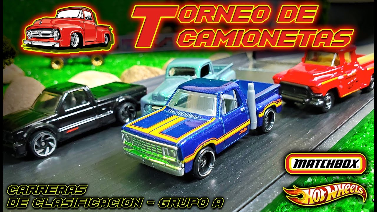 Carreras de Hot Wheels - Camionetas Clásicas  - Eliminatoria Grupo A