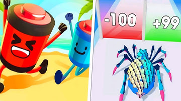 Battery Run, Spider Evolution: Runner - All Level Gameplay Android, iOS New Uploads Gameplay #1