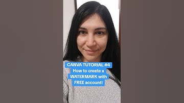 How to create watermark in Canva! #canva #canvatutorial #canvatips #tutorial #canvadesign