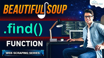 How BeautifulSoup - find() Function Works? | BeautifulSoup Functions Tutorial 😮