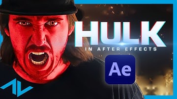 Transform into Red Hulk in After Effects | FREE VFX Asset Included!