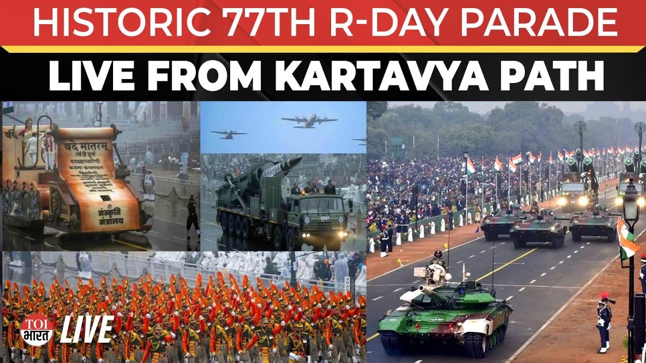 77th Republic Day Parade Live: India Showcases Military Might, Culture And Unity At Kartavya Path