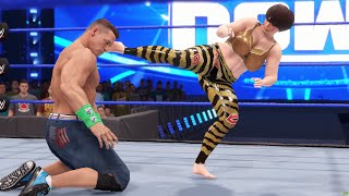 Live WWE Match - John Cena Vs Nikki Bella | WWE Smackdown Fight Part 11