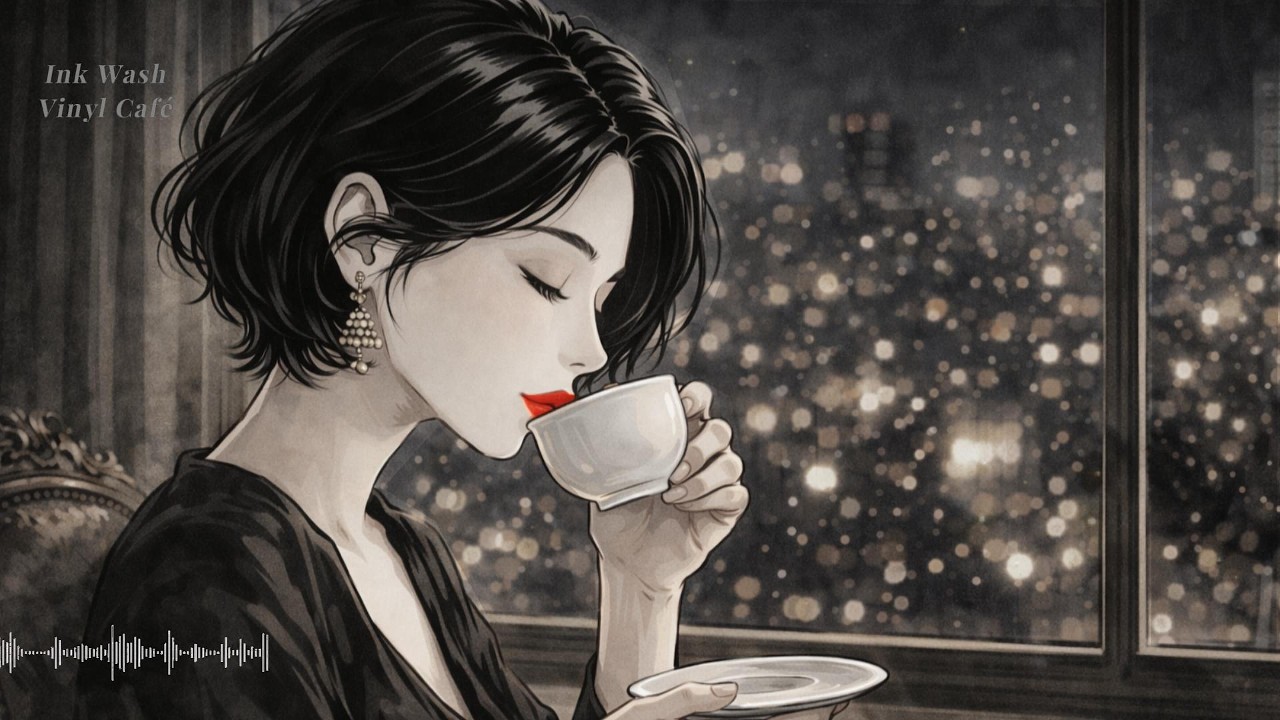 잠 못 드는 밤, 커피 한 잔의 위로 Midnight Vinyl Café 🌙 Smoky Jazz & Deep Female ...