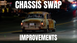 CHASSIS SWAPPED Benz RatRod Gets Better!