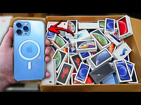 Found Working IPhone 13 Pro Max!! Apple Store Dumpster Diving JACKPOT!! OMG!! Blue IPhone 13 Pro Max