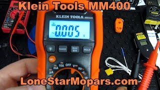 Klein Tools MM400 AutoRanging Digital Multimeter with Carrying Case