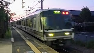 5370M 221系近ｷﾄK08編成+221系近ｷﾄK06編成    油日到着